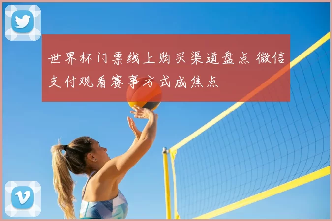 世界杯门票线上购买渠道盘点 微信支付观看赛事方式成焦点